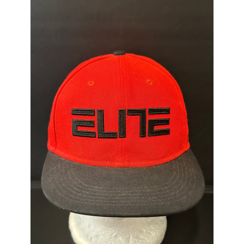 Nike‎ True Elite Snapback Hat Red Black Swoosh Adjustable Cap Mens One Size